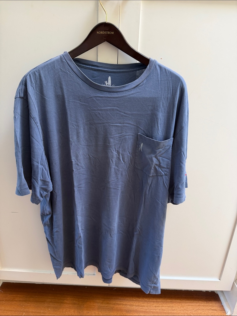 johnnie-O Men's Slate Blue Short-Sleeve Pocket Tee